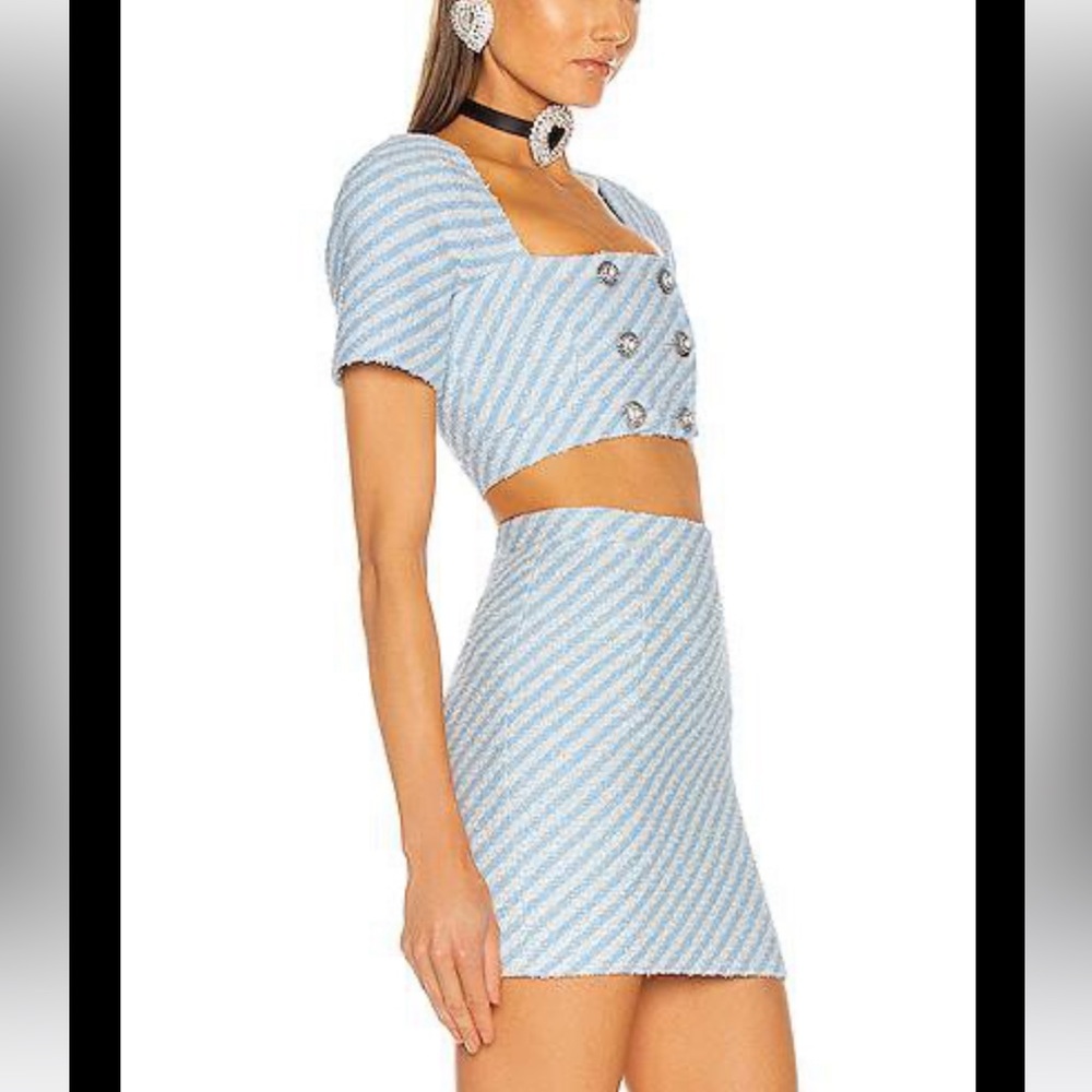 Alessandra Rich Tweed skirt